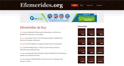 Desktop Screenshot of efemerides.org